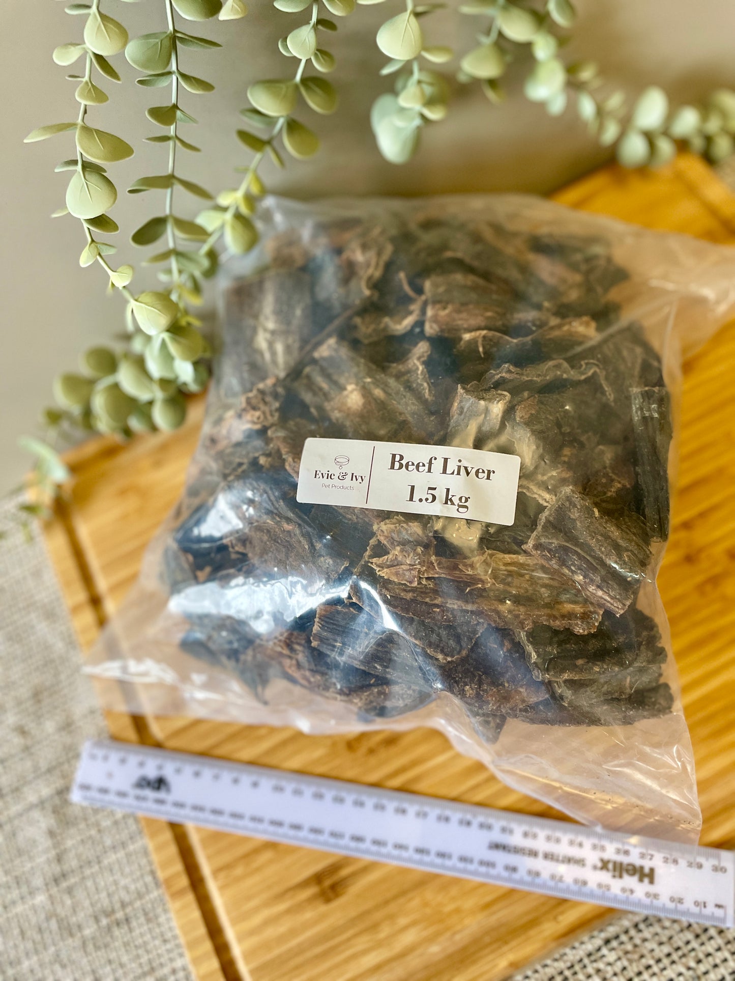 Dried Beef Liver 1.5kg Natural Dog Treats