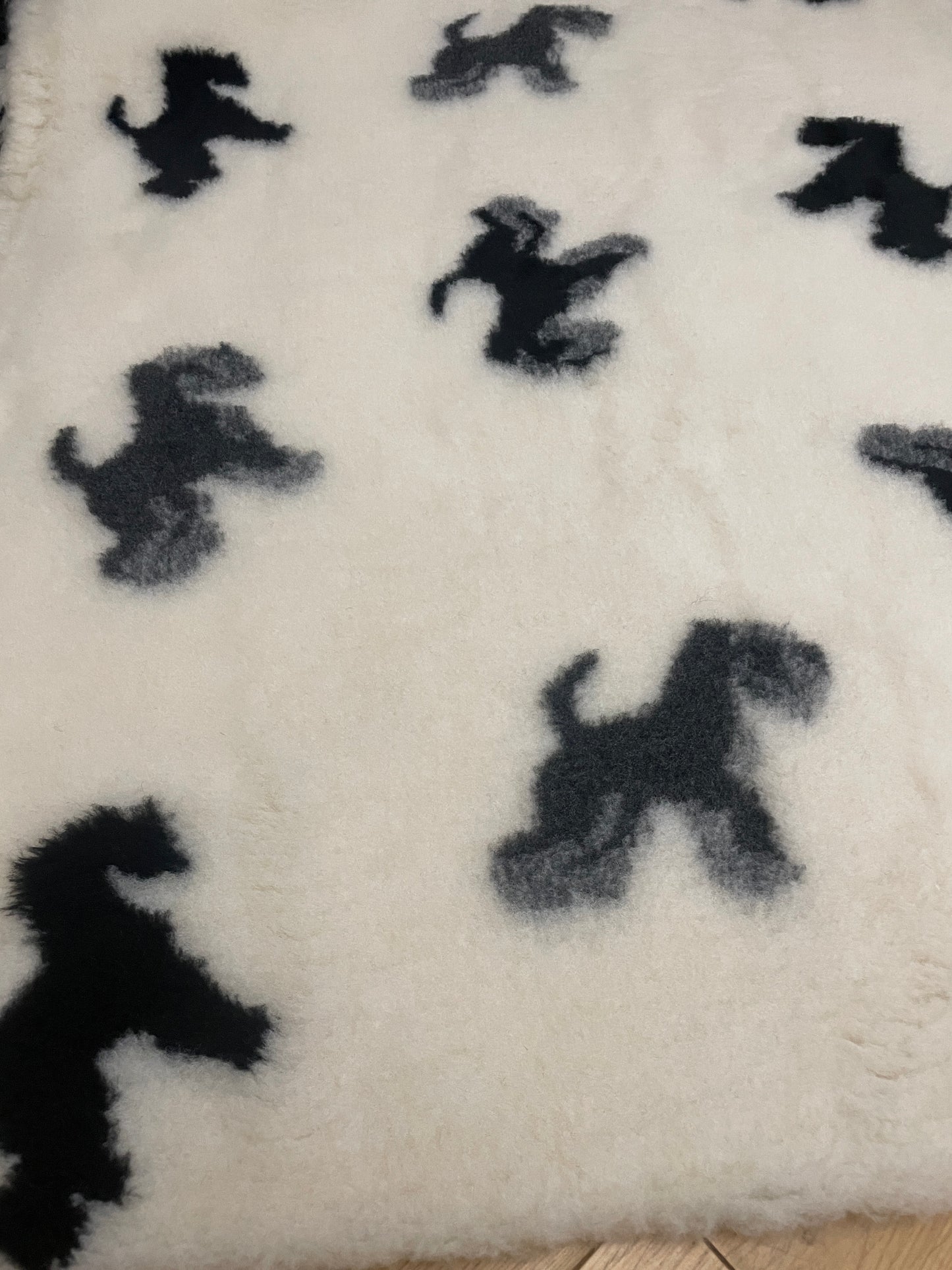 Schnauzer Dog Premium Non Slip Vet Bedding