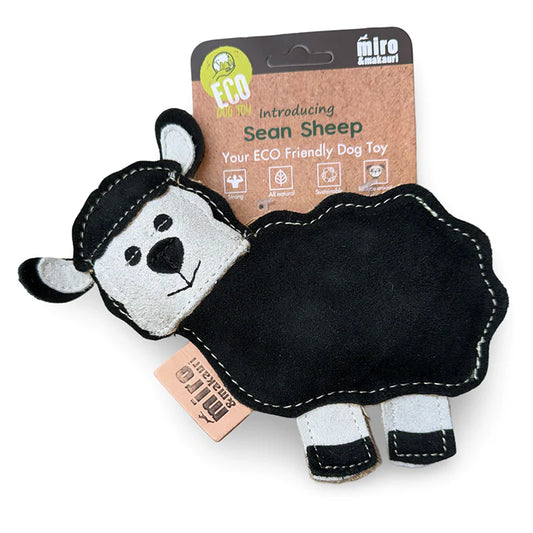 'Sean Sheep' Eco leather Dog Toy