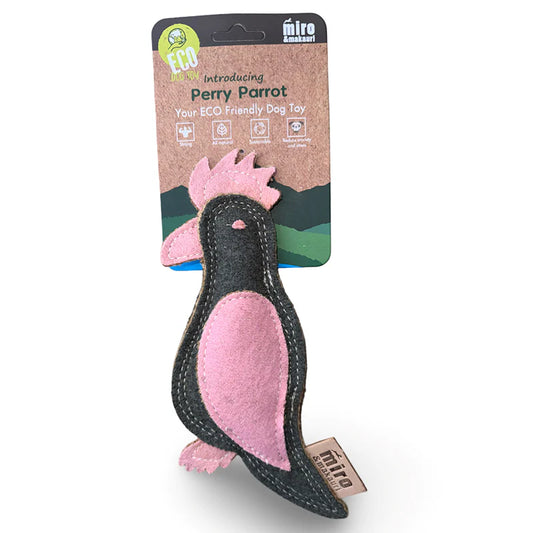 'Perry Parrot' Eco Leather Dog Toy