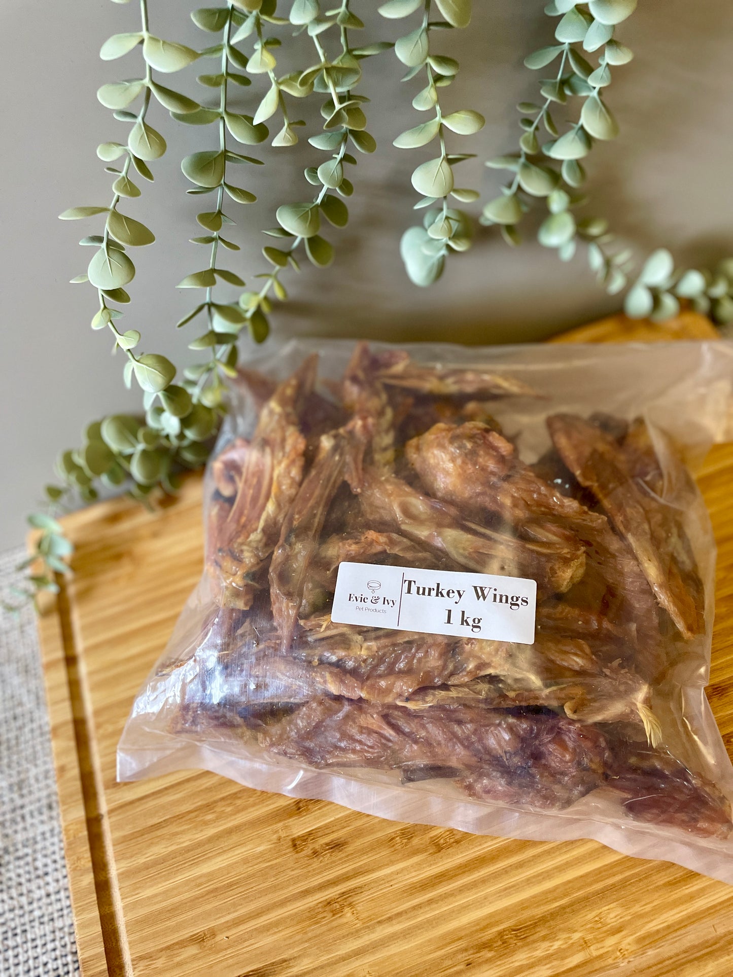 1kg Turkey Wings Natural Dog Treats