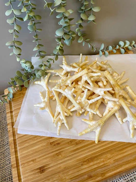 Puffed Chicken Feet Natural Dog Treats