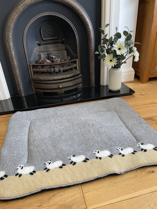 Spring Lamb Padded Dog Mat